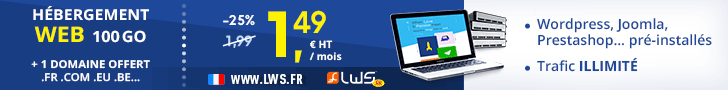 LWS — Hébergement web à partir de 1,49€/mois